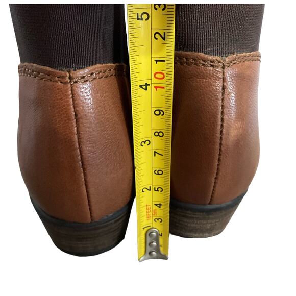 Steve Madden Size 7.5M Brown Bootie Ankle Boot Zip Sides - Picture 15 of 15